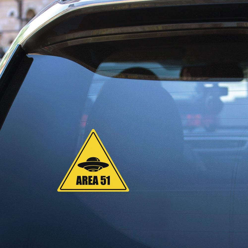 Amazon.com: 2X Area 51 Sign Sticker Decal Alien Area 51